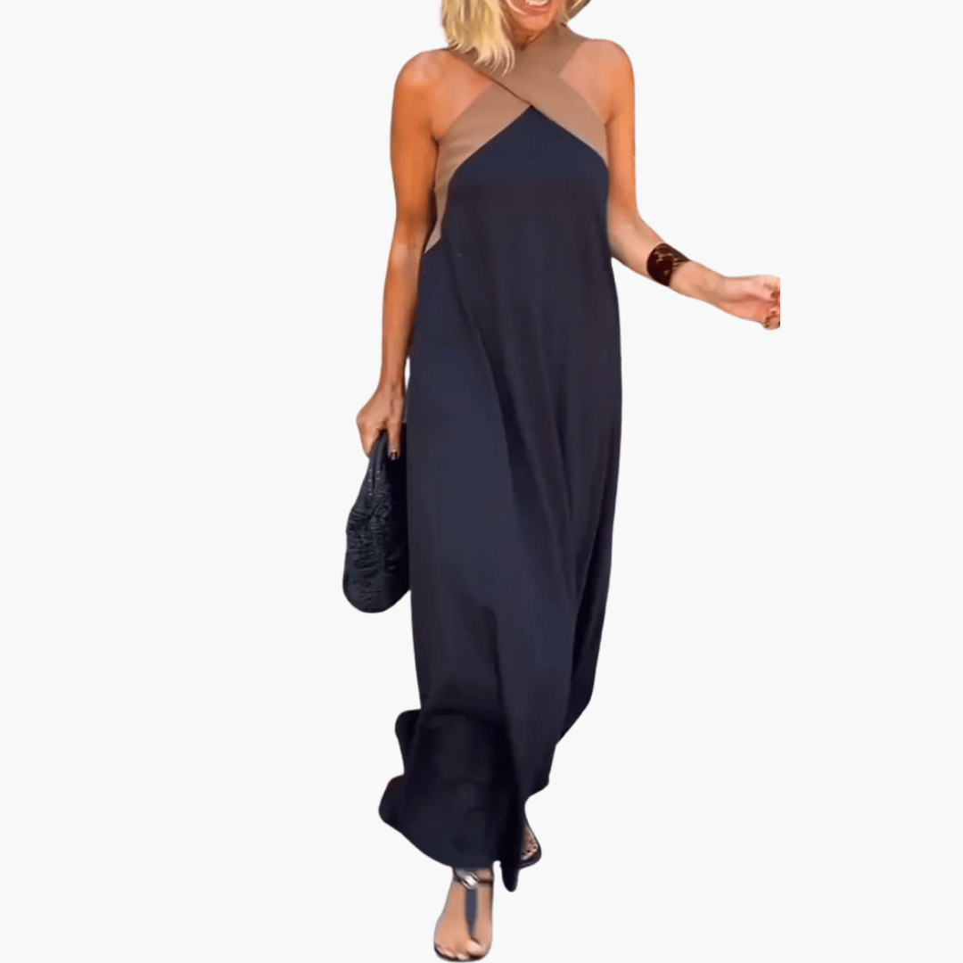 Olive™ | Cross-Neck Maxi Dress
