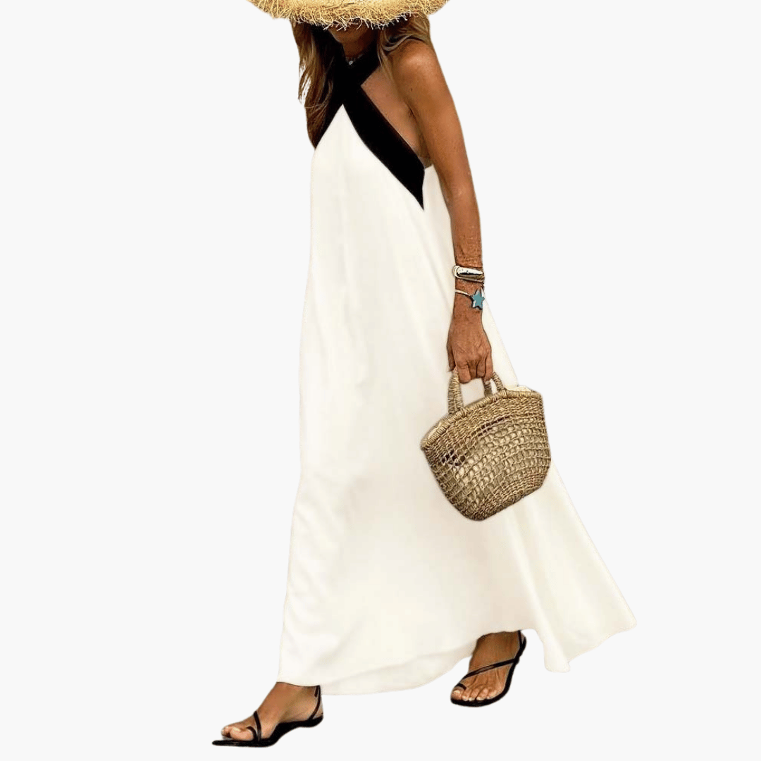 Olive™ | Cross-Neck Maxi Dress
